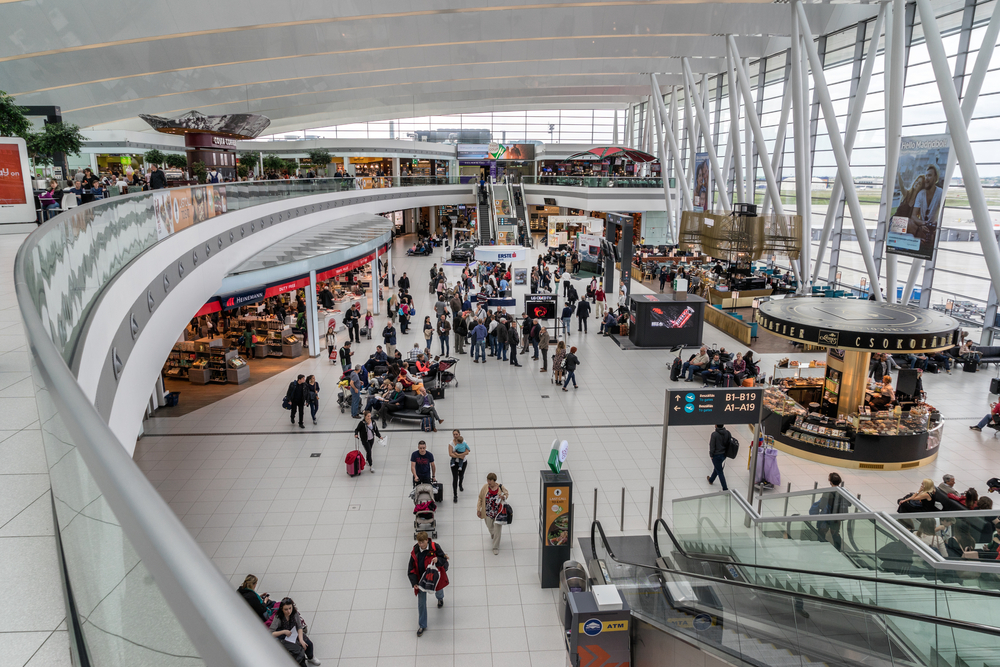 More than 14.9 million passengers traveled through the Budapest airport in 2018 — Gordon Bell / Shutterstock Kiwi.com and Budapest airport improve passenger journey with bud:connects